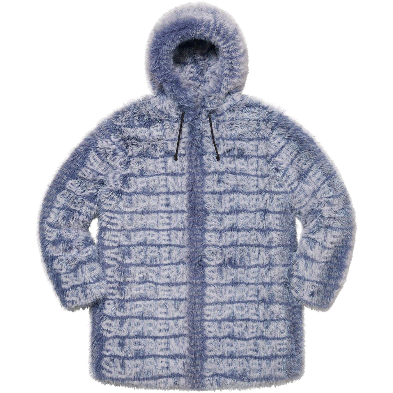 Faux Fur Hooded Coat view 2